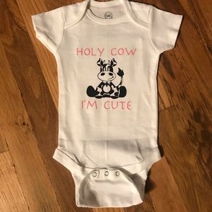 Cow onesie
